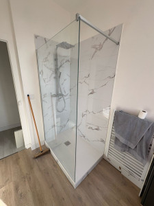 Photo de galerie - Création d’une douche 