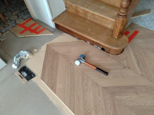 Photo de galerie - Pose de parquet - Revêtement de sol