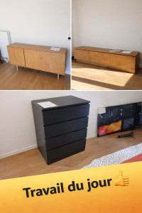 Photo de galerie - Montage de meuble en kit 