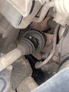 Photo de galerie - Changement cardan 