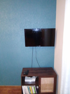 Photo de galerie - Fixation télé au mur