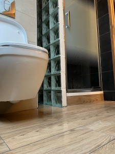 Photo de galerie - Pose carrelage, agencement salle de bain 