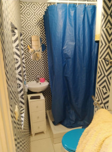 Photo de galerie - Salle de bain carrelage murs et sol 