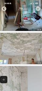 Photo de galerie - Reprise de plâtre suite à une rénovation générale 