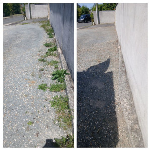 Photo de galerie - Désherbage d une allée
chantier en cours ⏳