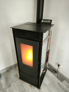 Photo de galerie - Installation électrique poêle à granulés