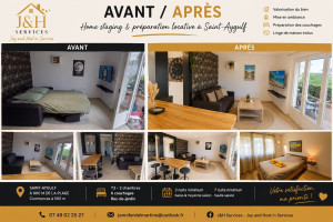 Photo de galerie - Home staging revalorisation d'un logement en location saisonnière 