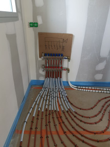 Photo de galerie - Pose d'un plancher chauffant 