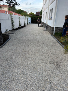 Photo de galerie - Réalisation d’un allée 