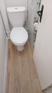 Photo de galerie - Pose de parquet et montage de sanitaire
