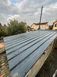 Photo de galerie - Rénovation de toiture en bac acier 