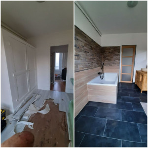 Photo de galerie - Rénovation complète d'une salle de bain 