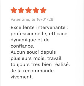 Photo de galerie - Commentaire de client satisfait