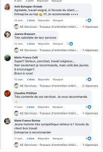 Photo de galerie - Avis clients FB