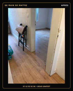 Photo de galerie - Pose de parquet - Revêtement de sol