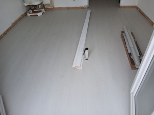 Photo de galerie - Pose parquet stratifié 