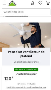 Photo de galerie - Leroy merlin 120€ ,ABD 40€