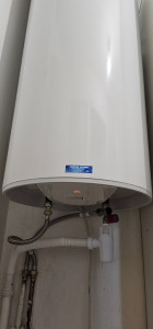 Photo de galerie - Fourniture et pose d'un chauffe-eau Atlantic ZENEO 200 l mural