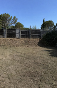 Photo de galerie - Après débarras d'encombrants 
débroussaillage et remise en état 