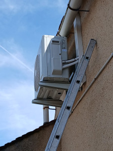 Photo de galerie - Pose d'une climatisation réversible 