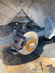 Photo de galerie - Remplacement frein arrière 