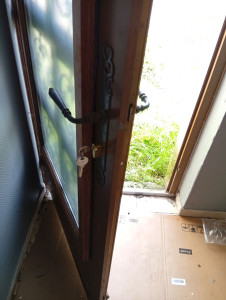 Photo de galerie - Remplacement du cylindre de porte entrée suite au clé perdu.