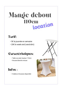 Photo de galerie - Mange debout