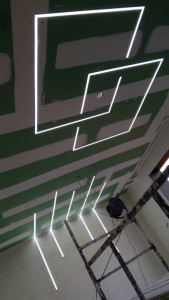 Photo de galerie - Finition de placoplâtre, le montage, installation électricité bien sur la finition et la peinture