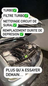 Photo de galerie - Révision + remplacement circuit de dépression 