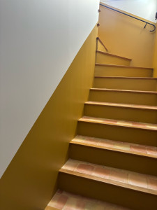 Photo de galerie - Soubassement montée d’escalier en peinture