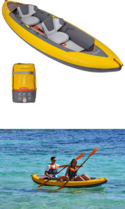 Photo de galerie - Loue canoë kayak gonflable 1 ou 2 places 
35 euros la journée 
50 euros les 2 jours 
fournis avec tout le nécessaire de transport
pagaie
pompe
sac étanche 
caution 400 euros 
