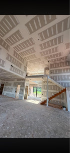 Photo de galerie - Pose placo et bandes 