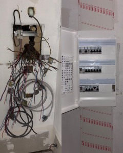 Photo de galerie - Mise aux normes électrique avec remplacement tableau complet.
