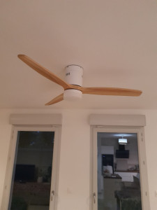 Photo de galerie - Pose, assemblage et raccordement d un ventilateur type plafonnier
