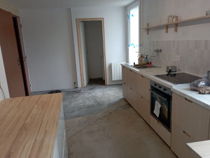 Photo de galerie - Création cuisine dans un garage 