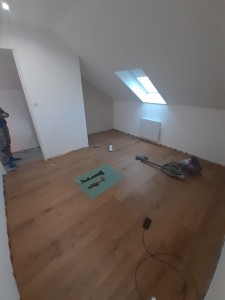 Photo de galerie - Pose de parquet flottant