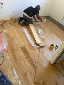 Photo de galerie - Pose de parquet - Revêtement de sol