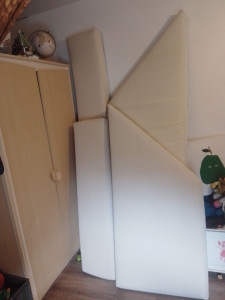 Photo de galerie - Restauration de banquettes de mobil-home