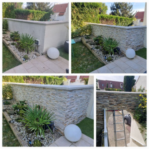 Photo de galerie - Pose de parment 