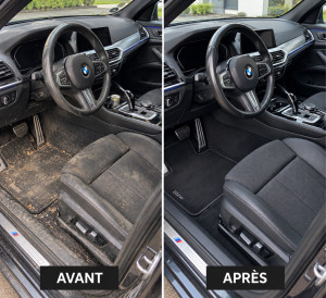 Photo de galerie - Avant nettoyage et après 