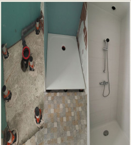Photo de galerie - Création de douche 