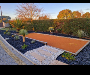 Photo de galerie - Création de terrain Deux pétanques 