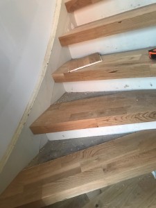 Photo de galerie - Rénovation escalier quart tournant 