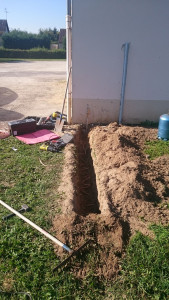 Photo de galerie - Amélioration de la prise de terre de l installation 