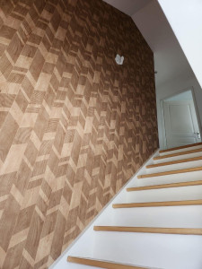 Photo de galerie - Pose de papier peint 