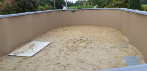 Photo de galerie - Installation d'une piscine hors sol 