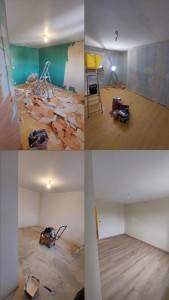 Photo de galerie - Rénovation mur et sol 