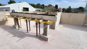 Photo de galerie - Poteaux et poutres coffrage traditionnel 