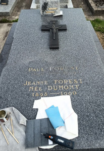 Photo de galerie - Réfection des gravure sur marbre