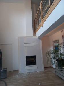 Photo de galerie - Réalisation et pose d'un insert et de son habillage